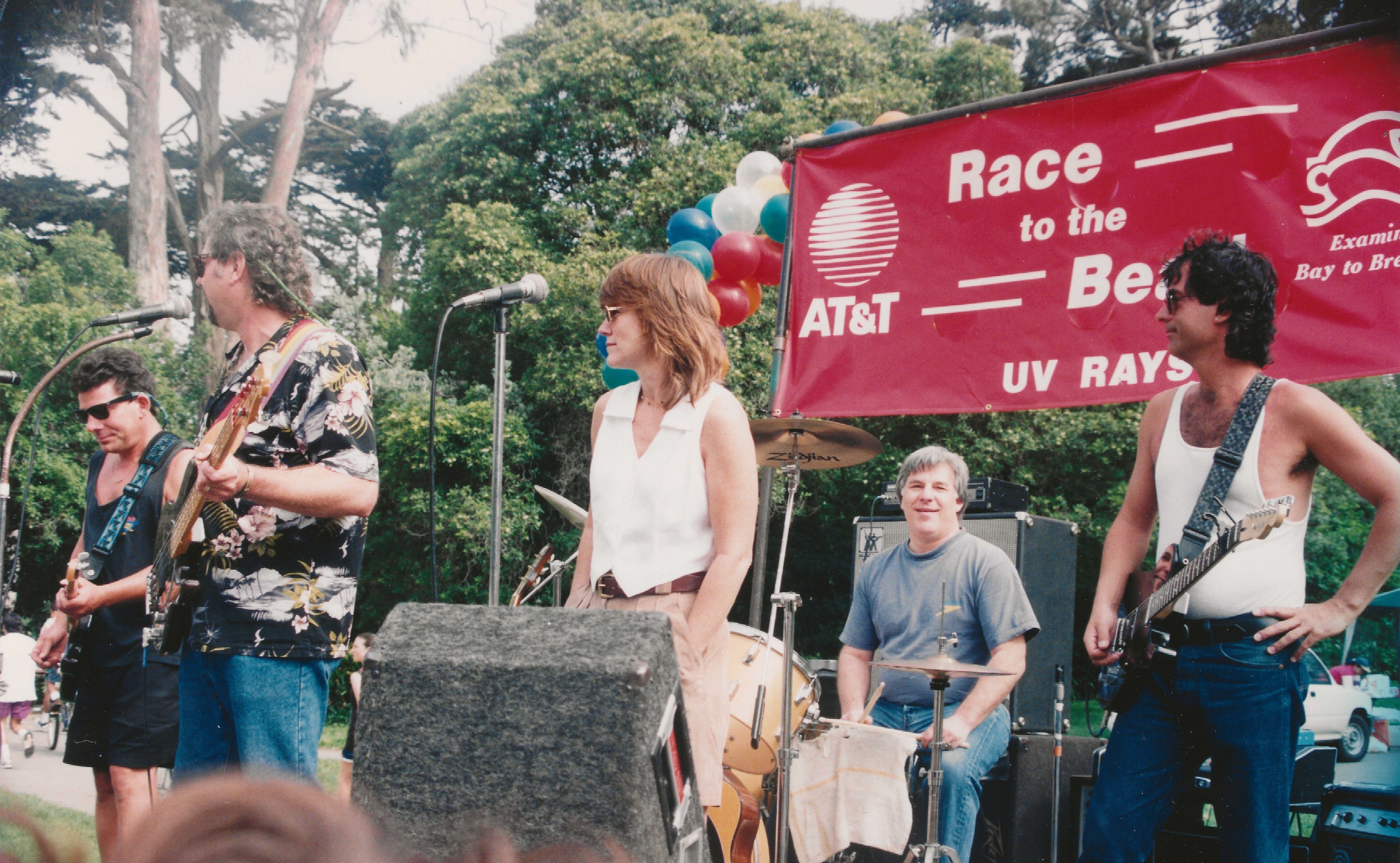 UV Rays with Val Starr at Bay to Breakers in 1996